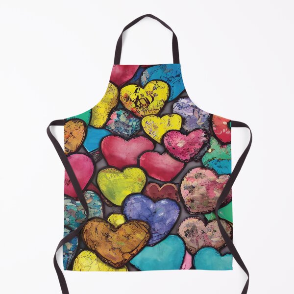 Item preview, Old Colorful Collage Grunge Vintage Hearts designed and sold by GabyTrillions.