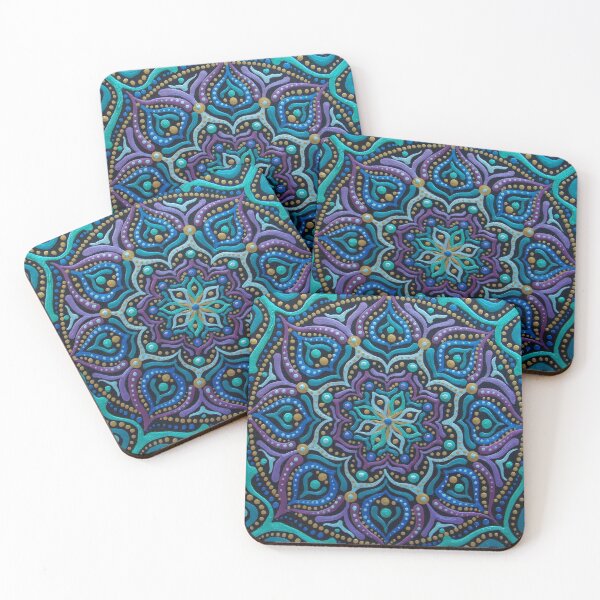 Item preview, Blue Flower Mandala designed and sold by Kaila Lance.