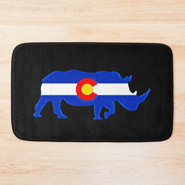 Item preview, Colorado Flag Rhino District designed and sold by Dude  Stuff.