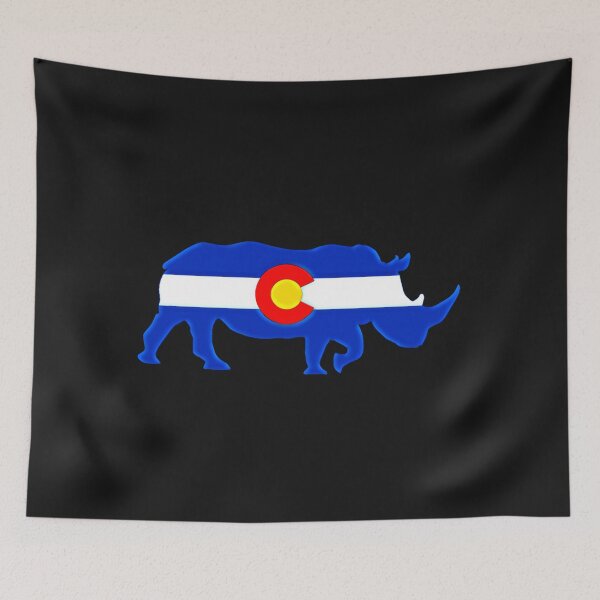 Item preview, Colorado Flag Rhino District designed and sold by Dude  Stuff.