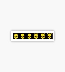 Payday 2 Difficulty Skulls Sticker