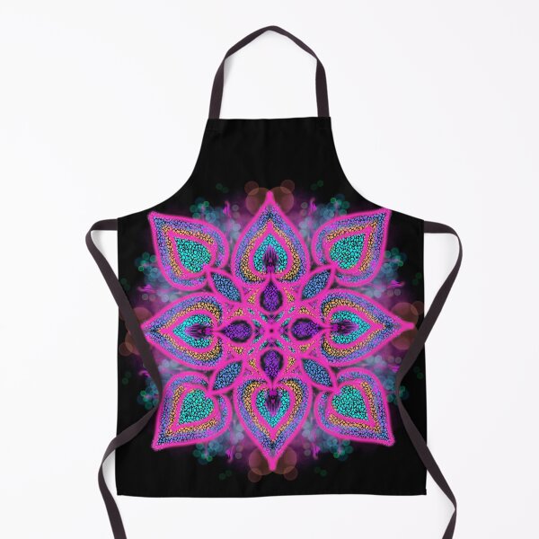 Item preview, Neon Mandala Flower Abstract designed and sold by Chatchot.