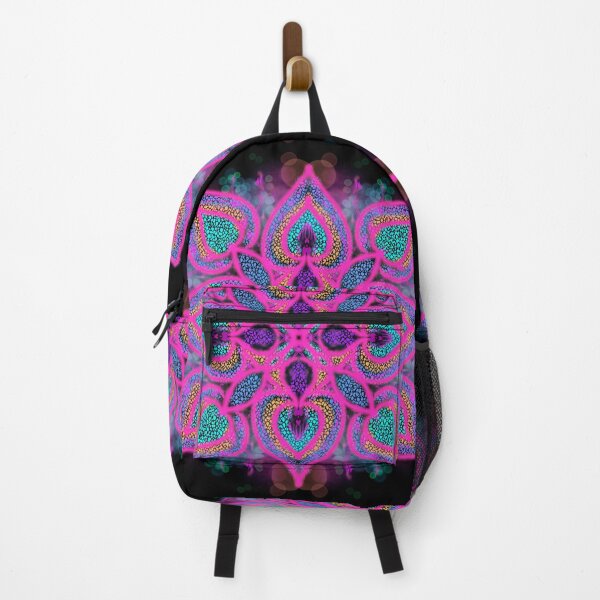 Item preview, Neon Mandala Flower Abstract designed and sold by Chatchot.