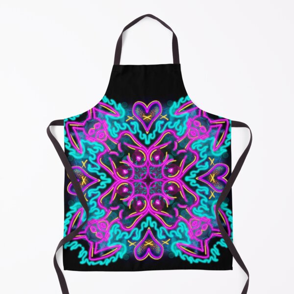 Item preview, Neon Mandala Flower Abstract designed and sold by Chatchot.