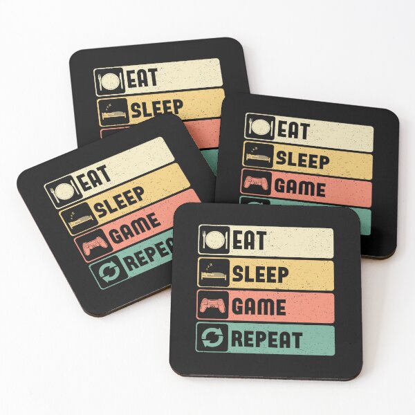 Item preview, Eat Sleep Game Repeat designed and sold by SamuraiGaming.