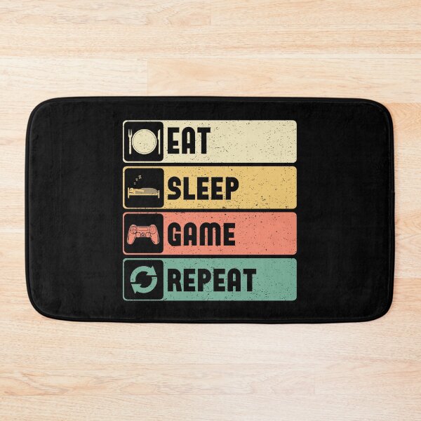 Item preview, Eat Sleep Game Repeat designed and sold by SamuraiGaming.