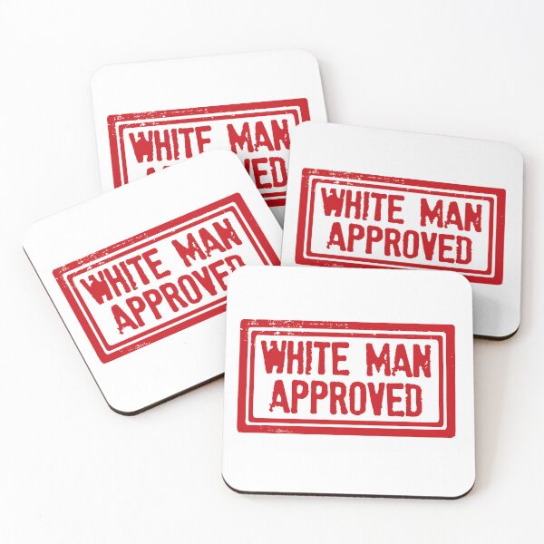 Item preview, White Man Approved Rubber Stamp designed and sold by Signs for Dark Times.