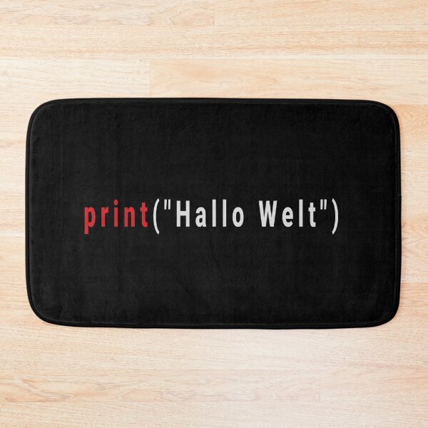 Item preview, Hello World-Hallo Welt-Python Code designed and sold by FridPix.