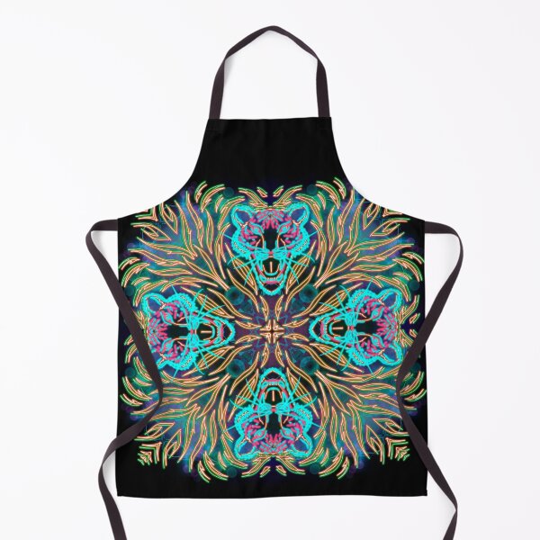 Item preview, Neon Mandala Flower Abstract designed and sold by Chatchot.