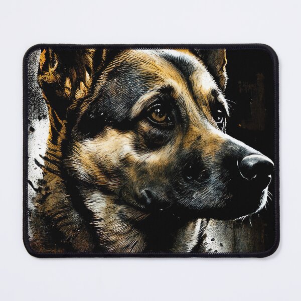 Item preview, German Shepherd Graffiti Art Street Art Dog Art designed and sold by MusedPrints.