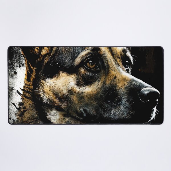 Item preview, German Shepherd Graffiti Art Street Art Dog Art designed and sold by MusedPrints.