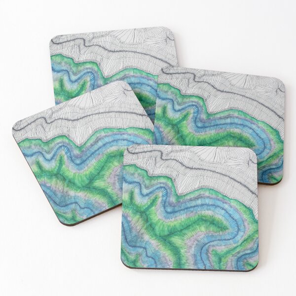 Item preview, Abstracted Brain Coral designed and sold by katgetsartsy.