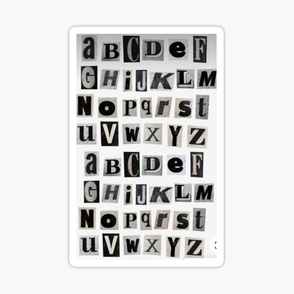 Item preview, Cut out Alphabet letters  designed and sold by Kayleysells.