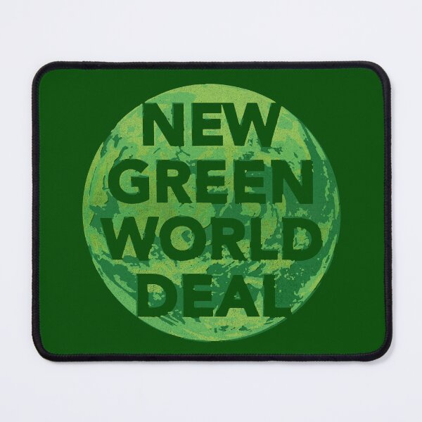 Item preview, New Green World Deal - greener designed and sold by BrownWoodRobot.