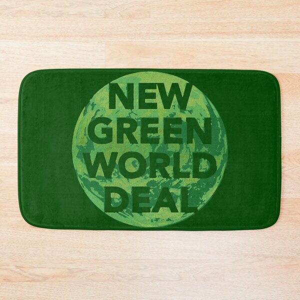 Item preview, New Green World Deal - greener designed and sold by BrownWoodRobot.