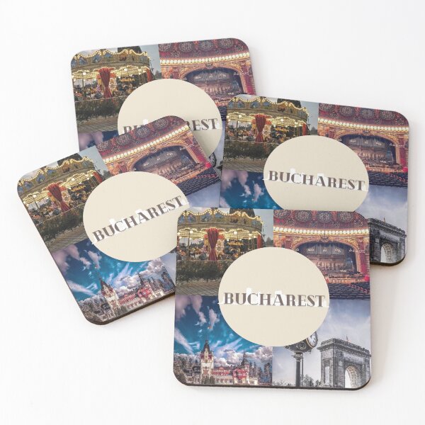 Item preview, Bucharest Photo Collage designed and sold by Alyssa Oman.