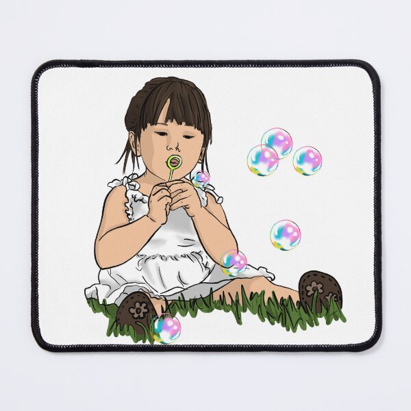 Item preview, Little Girl Blowing Bubbles designed and sold by apohl21.