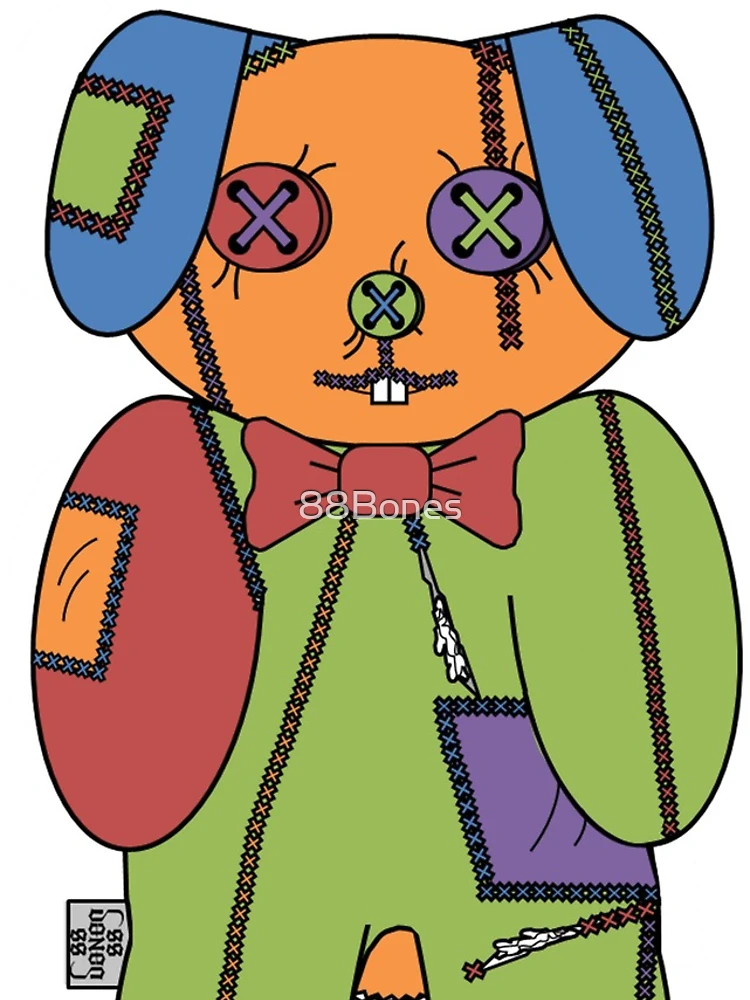 Thumbnail 5 of 5, iPhone Case, Stuffed Rabbit designed and sold by 88Bones.