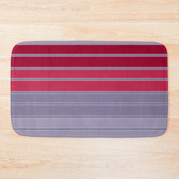 Item preview, Striped red and gray simple pattern designed and sold by fuzzyfox.