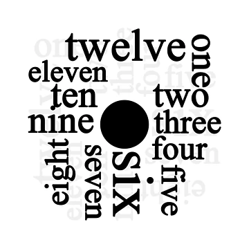 Artwork thumbnail, Expanded Numbers by OBJETDART