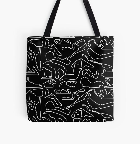 All over outlet print tote bag