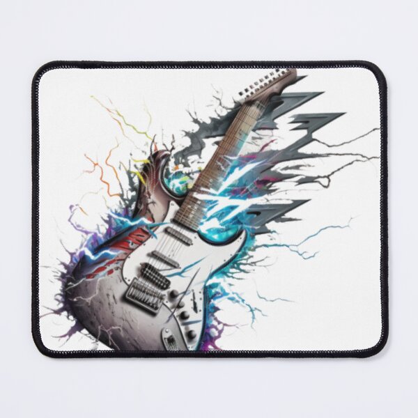Item preview, Thunderstruck Electric Guitar Design designed and sold by SilverAndGolden.