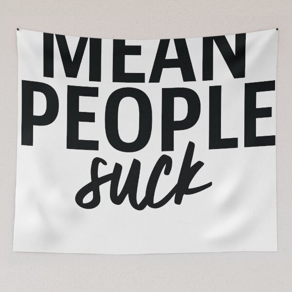 Item preview, Mean People Suck - Black designed and sold by lindsayyt8.
