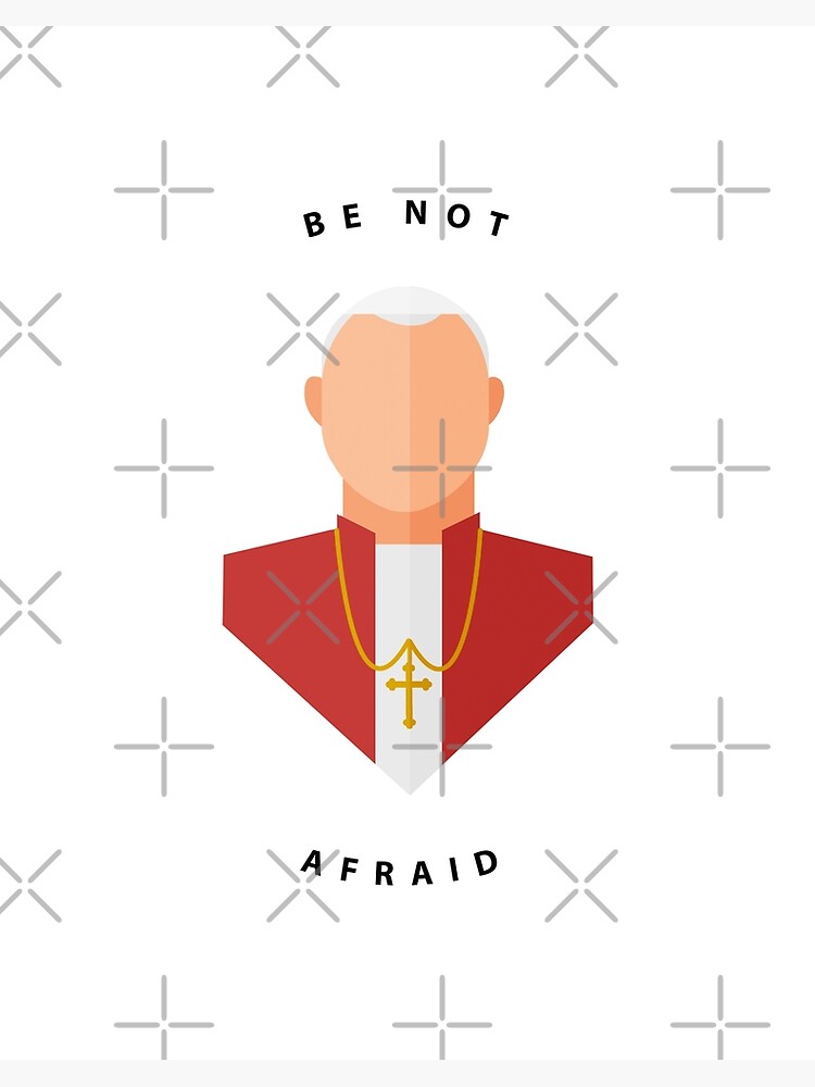 John Paul II/'s handwriting on wood board Totus Tuus in Pope St