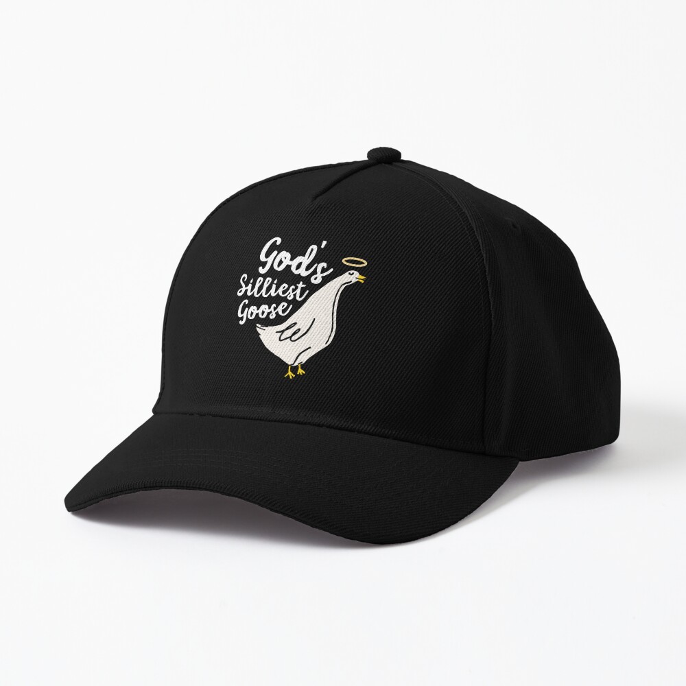 God's Silliest Goose Cap Funny Goose Lover Gifts Baseball Hat for Men's  Ball Cap