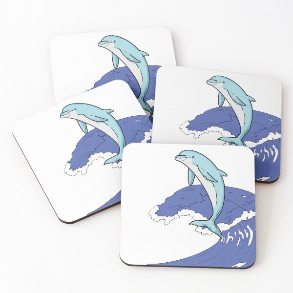 Item preview, Jumping dolphin designed and sold by DolphinsDoodle.