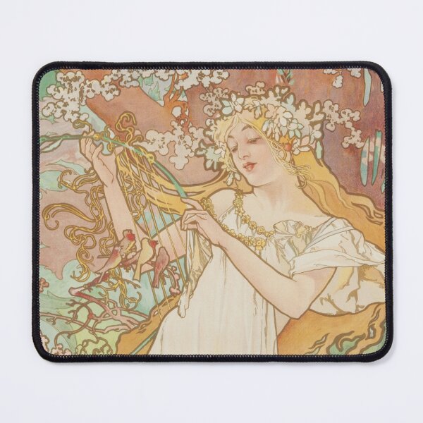 Item preview, Spring, Mucha 1896 designed and sold by immortalpeaches.