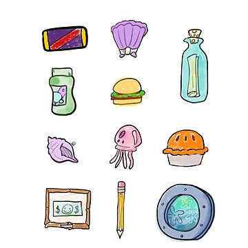 Artwork thumbnail, SpongeBob SquarePants graphic doodle by Hanasroad