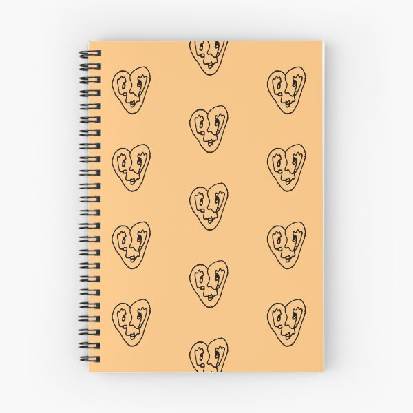 Item preview, ALEENA heart line art // orange designed and sold by BECCANONIE.