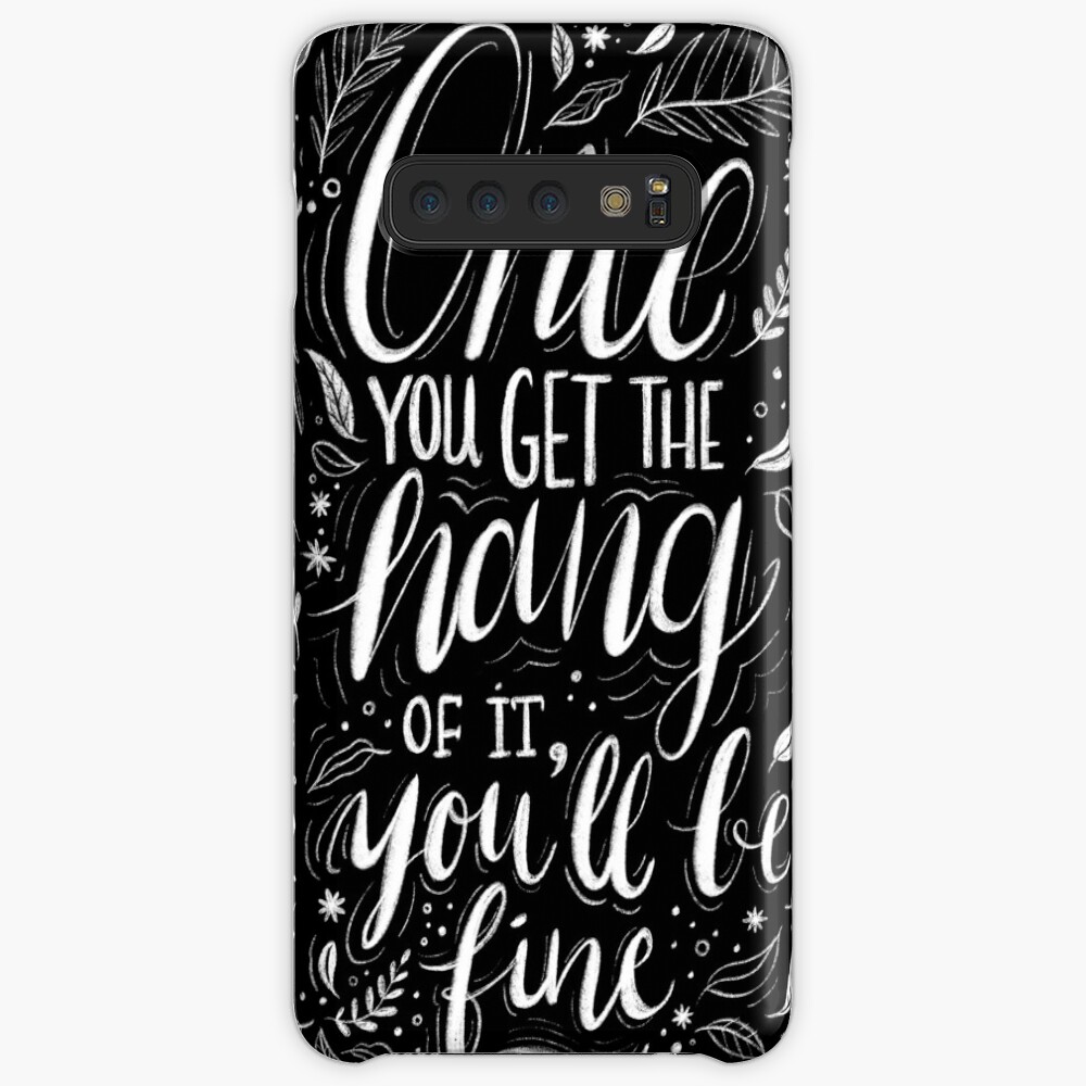 Once you get the hang of it, you'll be fine Case & Skin for Samsung Galaxy