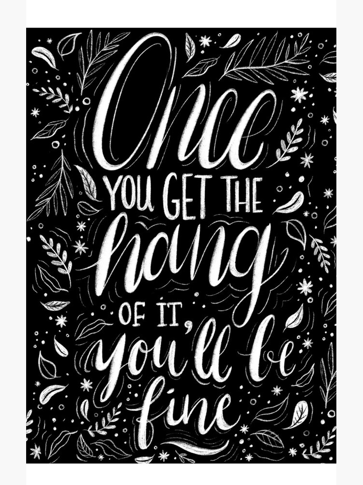 Once you get the hang of it, you'll be fine by mirunasfia