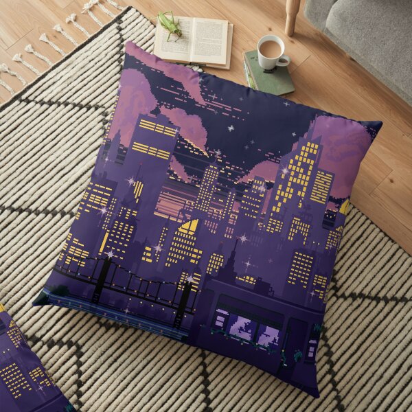 Doom over Carbon Valley Floor Pillow
