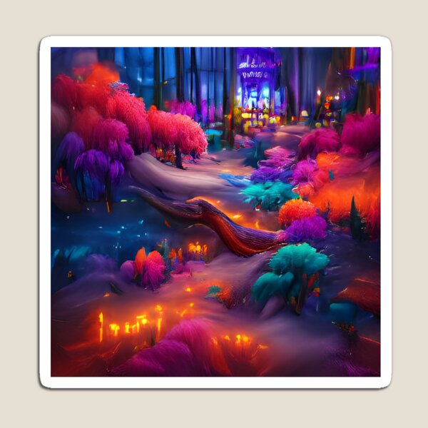 Item preview, bosque de la magia designed and sold by ThinkOTB.