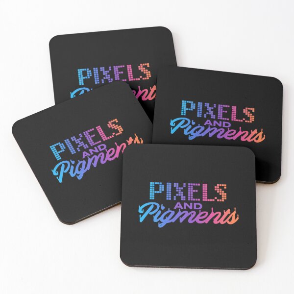 Item preview, Pixels and Pigments Rainbow logo Classic designed and sold by NathanSee34.