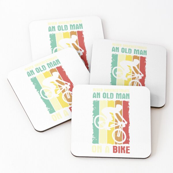 Item preview, Never Underestimate an Old Man on a Bike designed and sold by jie lin.