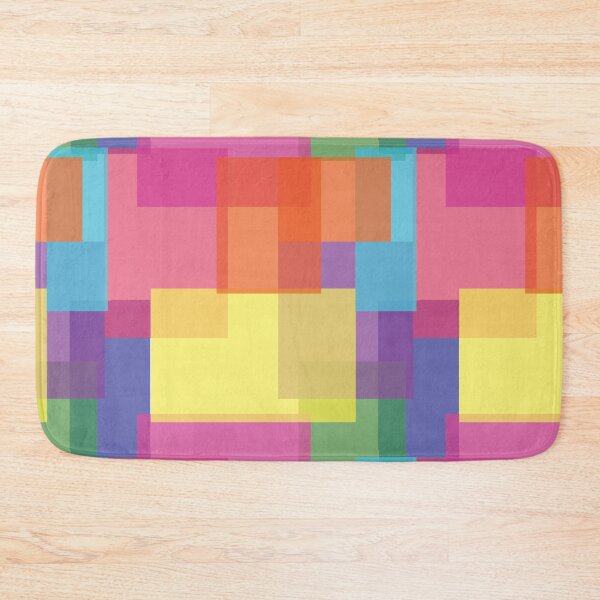 Item preview, Abstract Rainbow Color Block designed and sold by Jenny Vin Creates.