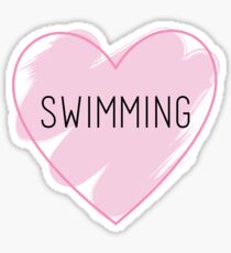 Schwimmendes Herz Sticker