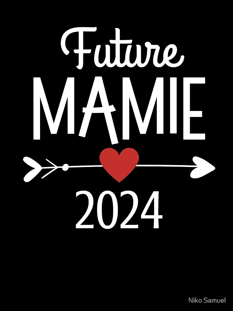 Future Mamie 2024 Cadeau Bientôt Grand-mère Greeting Card for