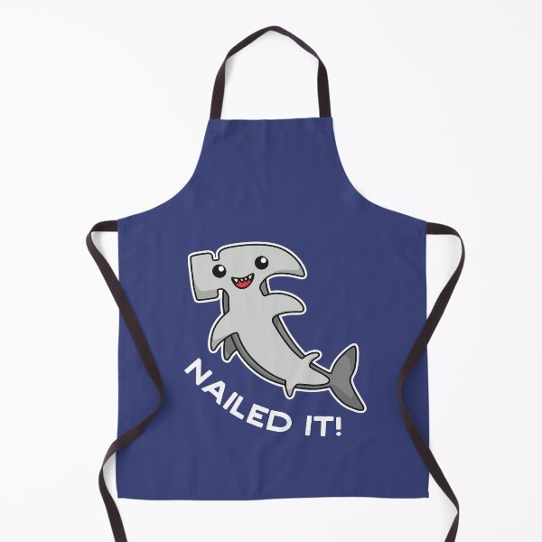 Item preview, Kawaii Hammerhead Shark Cute Nailed it! designed and sold by MeowsAndMakes.