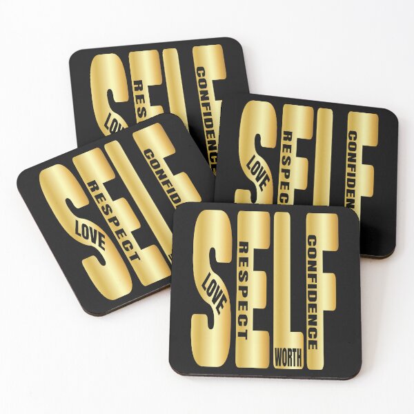 Item preview, Self love respect worth confidence designed and sold by pqrstshirts.