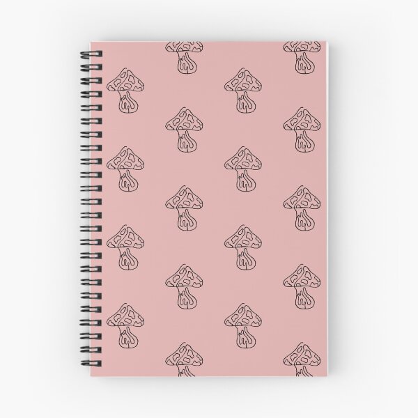 Item preview, SPRUCE - SHROOM line art // pink designed and sold by BECCANONIE.