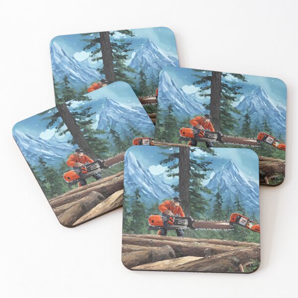 Item preview, Felling in the Forest designed and sold by Yake Nation.