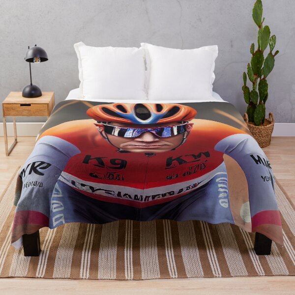 Item preview, Solo Cyclist with Background #2 designed and sold by Helfrich Bicycles.