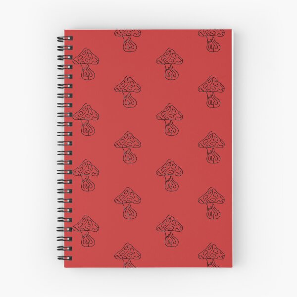 Item preview, SPRUCE - SHROOM line art // red designed and sold by BECCANONIE.