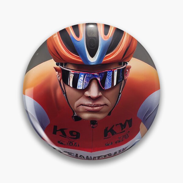 Item preview, Solo Cyclist with Background #2 designed and sold by Helfrich Bicycles.