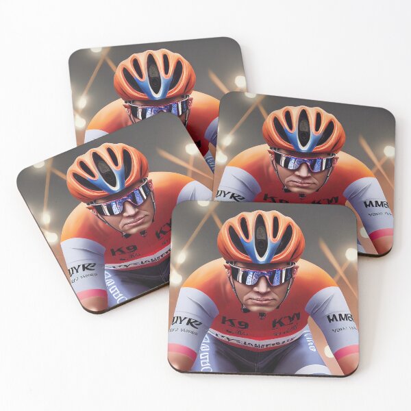 Item preview, Solo Cyclist with Background #2 designed and sold by Helfrich Bicycles.